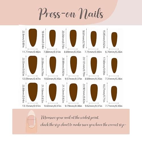 BABALAL Press on Nails Medium Almond Fake Nails Summer Beach Glue ons Blue Yellow 3d Texture Flower Sea Shell Design Handmade Supplies 24Pcs Full Cover Acrylic False Nails with Charm thumbnail 6