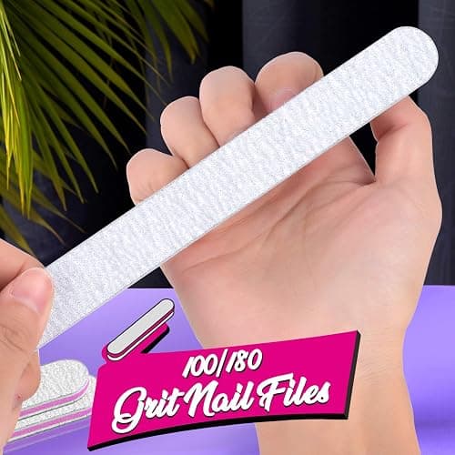 FANDAMEI Nail File and Buffer, Professional Manicure Tools Kit. 8PCS Rectangular Nail Buffer Block, 8PCS Nail File, 2PCS 7 Way Nail File & 2PCS Nail Polishing Buffer. Nail Care File Buffer Tool thumbnail 3