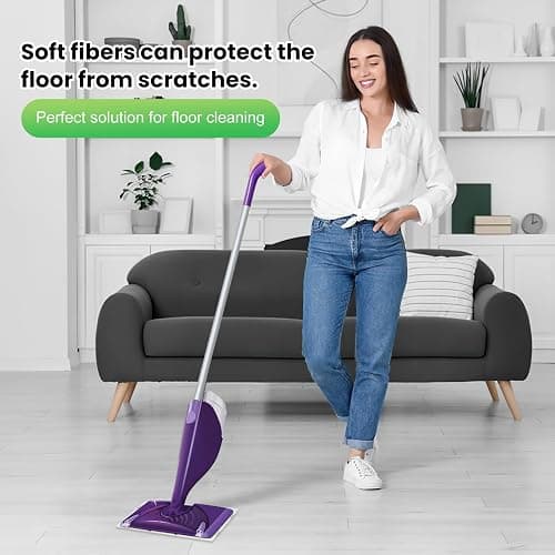Chyodi 42 Count Disposable for Swiffer Wet Pads Refill Replacement for Swiffer WetJet Spray Mop, Extra Strong Dirt Locking and Water Absorbent, Powerful Stain Removal thumbnail 5