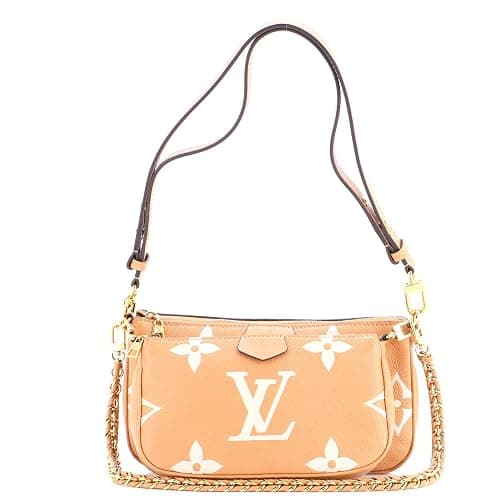 Louis Vuitton, Pre-Loved Multi Pochette Accessoires Bicolor Monogram Empreinte Giant, Neutral - Image 1