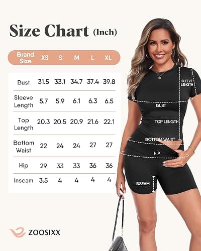 ZOOSIXX Two Piece Workout Sets for Women - Summer Outfits 2 Piece Short Gym Sets Casual Lounge Vacation Matching Clothing thumbnail 5