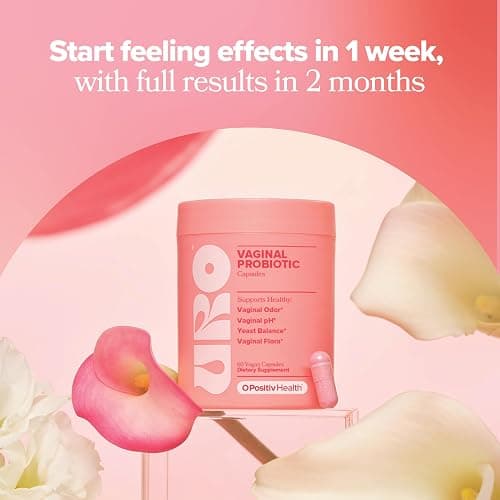 O Positiv URO Vaginal Probiotics for Women pH Balance with Prebiotics & Lactobacillus – Vaginal Health Supplement – Promote Healthy Vaginal Odor & Flora, 60 Count (Pack of 1), 1 Month Supply thumbnail 5