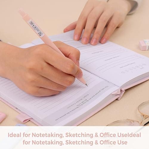 SKYDUE Cute Mechanical Pencil Set with Case – 6PCS 0.5mm & 0.7mm Mechanical Pencils, 360PCS HB Lead Refills, 4PCS Pastel Erasers, Aesthetic School Supplies for Writing, Drawing & Sketching thumbnail 6
