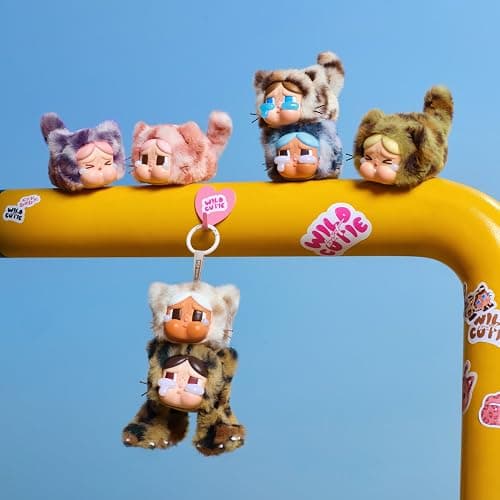 POP MART Crybaby Wild but Cutie Series - Vinyl Plush Pendant Blind Box, Random Design Action Figures Collectible Toys Decorations, Holiday Birthday Gifts for Girls and Boys, Single Box thumbnail 5