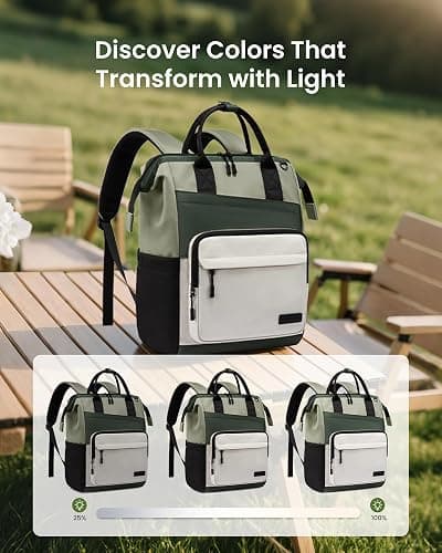 LOVEVOOK Laptop Backpack for Women, 17 Inch Travel Backpack for Work College Business, Water Resistant Teacher Nurse Bag with Large Capacity, School Bookbag Bags Cute Daypack for Woman Girls thumbnail 7