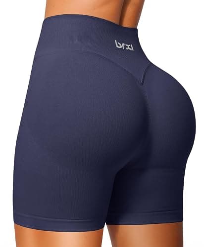 BRXL Workout Shorts Women 2.5"/ 3.6" Scrunch Butt Biker Shorts Tummy Control Seamless High Waisted Gym Shorts - Image 1