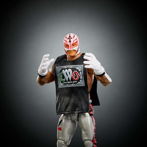 Mattel WWE Elite Action Figure & Accessories, Series #125 Set, 6-inch Collectible Rey Mysterio with 25 Articulation Points & Swappable Hands thumbnail 3
