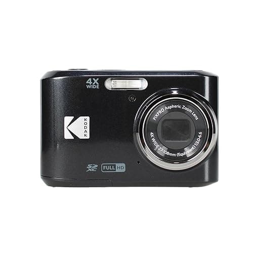 Kodak PIXPRO FZ45 Digital Camera (Black) | 16MP Sensor, 4X Optical Zoom, 27mm Wide-Angle Lens & Full HD Video | Great for Travel & Family Photos (FZ45BK) + 32GB Card + Camera Case + Cleaning Cloth thumbnail 2