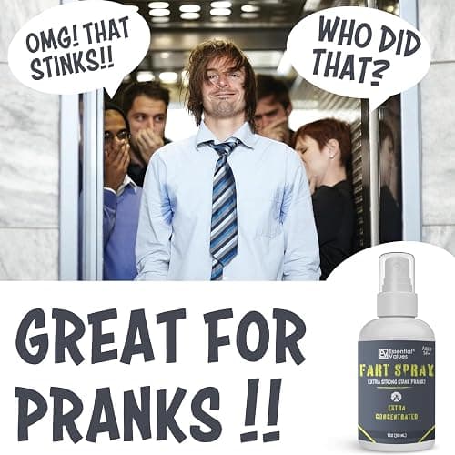 Essential Values Fart Spray for Pranks Extra Strong (1 fl oz) - Extra Concentrated Formula - Perfect Gag Gift for All | Prank Friends, Family, & Others if You Dare thumbnail 3