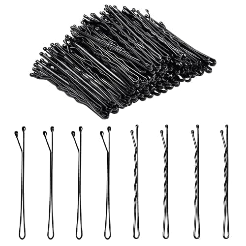 DTDNZKN 100 PCS 2.2 Inch(55 mm) Bobby Pins Black, Premium Bobby Pin For Women, Kids And Girls, Great For All Hair Types - Image 1