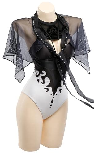 haikyuu Women Anime One Piece Swimsuit Kawaii Style Bathing Suit Rave Cosplay Swimwear thumbnail 5