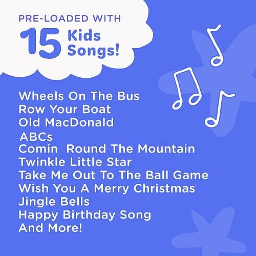 Move2Play, Kids Karaoke Microphone | Includes Pre-Loaded Songs & Bluetooth | Kids Birthday Party Gift | Toy for All Ages 2, 3, 4, 5, 6+ Year Old Girls, Boys & Toddlers thumbnail 6