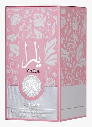 Lattafa Yara – Floral, Gourmand, Fruity, Musky – Pure Concentrated Perfume Oil Long-Lasting Fragrance for Women, 0.67 Ounce / 20 ml thumbnail 2
