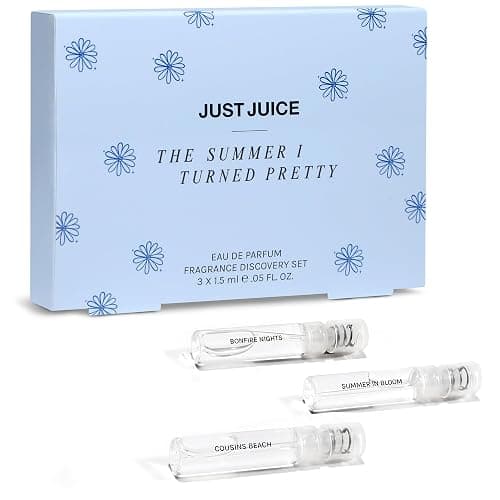 Just Juice - The Summer I Turned Pretty Mini Perfume Set - 3 Perfumes for Women and Men - Cousins Beach, Bonfire Nights, Summer in Bloom - 3 pc - Image 1