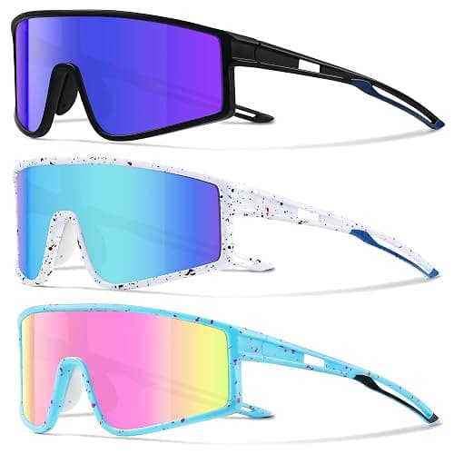 Kegrimi Kids Polarized Sunglasses Youth Baseball Sun Glasses for Boys Girls | Softball Glasses with UV Protection, Gifts for Toddler Boys, Sports Gear Baseball and Cycling Accessories for 3-12 Teen - Image 1