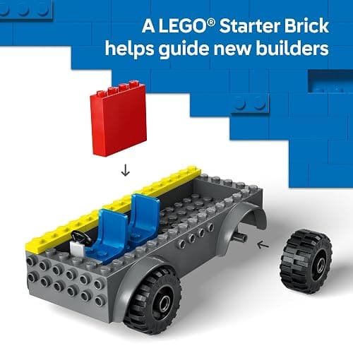 LEGO City Fire Ladder Truck Toddler Toy - Fire Truck Toy with 2 Firefighter Minifigures, Digital Guide for Boys and Girls, Ages 4+ - Learning, Educational Toy for Preschool - 60463 thumbnail 3