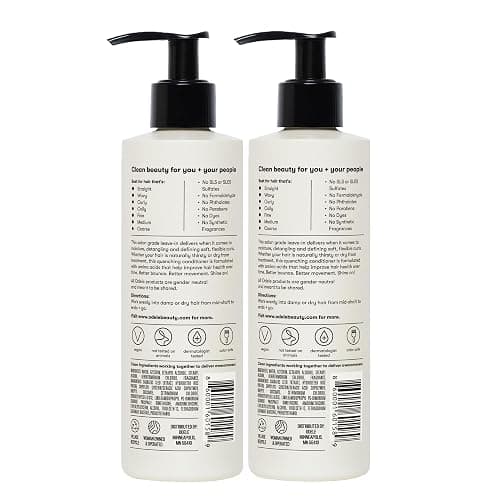 Odele Vegan Leave-In Conditioner, for Deep Moisture, Detangling, Frizz Control, Weightless Shine, and All Hair Types + Textures, 8 fl oz (2-Pack) thumbnail 9