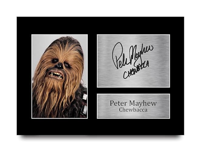 HWC Trading Peter Mayhew Gift Signed A4 Printed Autograph Gifts Print Photo Picture Display - Image 1