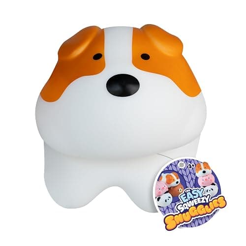 ORB Easy Sqweezy Snugglies Jumbo Squishy Dog - Stretch, Squeeze, Snuggle This Big, Fun, Slow Rising and Extra Soft Toy Pet Dog for Stress Relief - Stretchy and Squishy Fidget Toy for Kids and Adults thumbnail 4