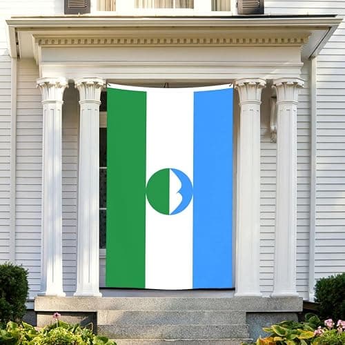POOEDSO Flag Of Kabardino-Balkaria Flags 5x8 Ft Outdoor Double Sided Flag Polyester Lightweight Flags Funny Home Yard Decoration 5by8 Flags thumbnail 5