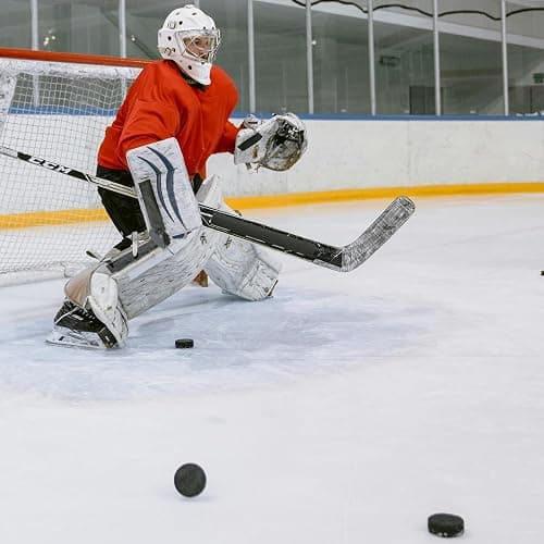 Faswin 18 Pack Ice Hockey Pucks with 3 Reusable Mesh Bag, Official Regulation, Diameter 3", Thickness 1", 6oz, Black thumbnail 7