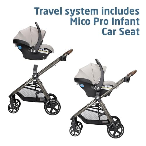 Maxi-Cosi Zelia 2 Luxe 5-in-1 Modular Travel System, New Hope Tan thumbnail 12