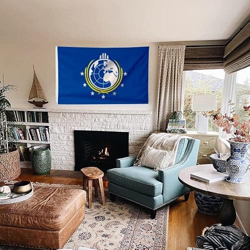 Dutern Super Earth Flag 3x5Feet Outdoor Indoor Decoration Flag 3x5Feet Double Stitched Polyester with Brass Grommets thumbnail 3