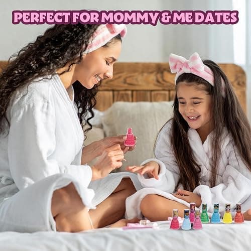 Townley Girl Disney Princess 18 Piece Water-Based Nail Polish Set, Castle Theme, Quick Dry and Peels-Off, Nail Paint Set for Girls, Perfect for Parties, Sleepovers and Makeovers, Ages 3 thumbnail 8