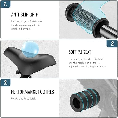 SEREED Toddler Balance Bike 2 Year Old, No Pedal Kids Toy Bike for 2-5 Years Old, Tool-Free Adjustment, Gift for 2-3 Girls, Customize Plate with 3pcs Stickers (Black) thumbnail 6