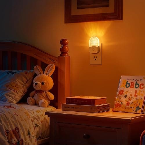 Night Lights Plug Into Wall [2 Pack], Color Changing Night Light for Kids, 8-Color RGB LED Nightlight with Dusk to Dawn Sensor for Bathroom Decor, Children Room, Gift thumbnail 6