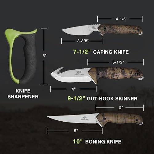 Mossy Oak Hunting Field Dressing Kit - Portable Butcher Game Processor Set (8-Piece) thumbnail 2