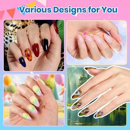 Beetles Gel Nail Polish Kit with U V Light - 80Pcs Color Enchantment 55 Colors Gel Nail Kit with Everything Base Top Coat Beginner Starter at Home Nails Kit Manicure DIY Salon Tools Gifts for Women thumbnail 5