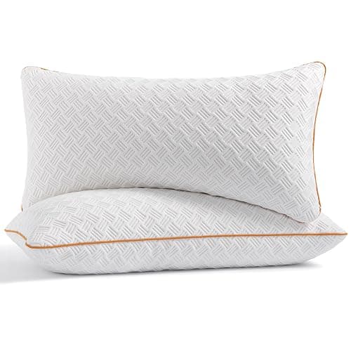 Twirest Kopfkissen 40x80cm（2er Set）, Memory Foam Kissen - gefülltes Schlafkissen, Höhenverstellbares Kopfkissen mit Reißverschluss, Abnehmbarer/Waschbarer Kopfkissenbezug - Image 1