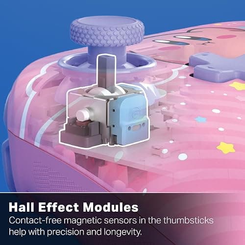 PowerA Advantage Wireless Controller for Nintendo Switch 2 - Kirby PuffOfficially Licensed, Hall Effects, Mappable Buttons, Pro Controller, C Button, Motion Controls thumbnail 3