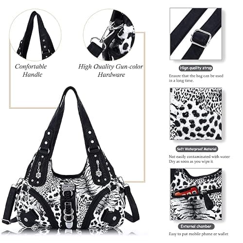 Angelkiss Hobo Purses and handbags for Women Satchel Handbag Women Purses Large Daily Shoulder Bags thumbnail 5
