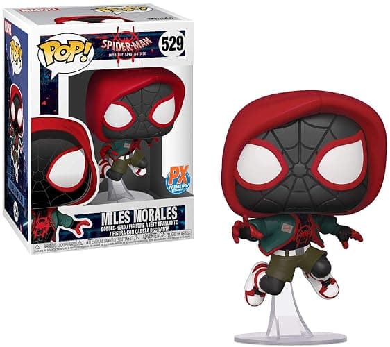 Funko Pop! Marvel: Spider-Man Into The Spiderverse: Casual Miles Morales Vinyl Figure, Multicolor, Standard - Image 1