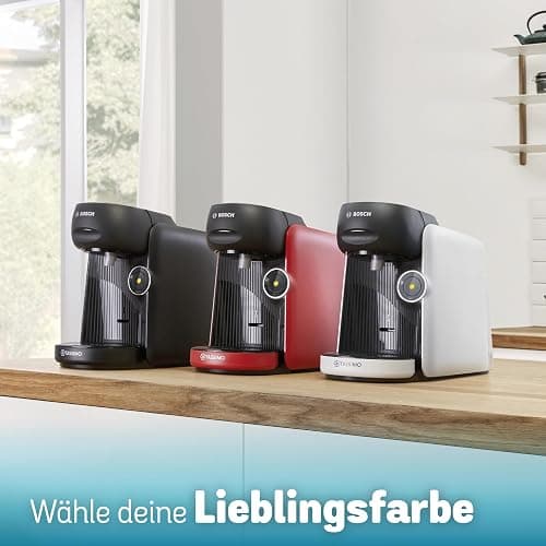 Bosch Tassimo finesse friendly Kapselmaschine TAS162E, 70 Getränke, intensiverer Kaffee auf Kopfdruck, Abschaltautomatik, nachhaltig, perfekt dosiert, 1400 W, schwarz/schwarz thumbnail 10