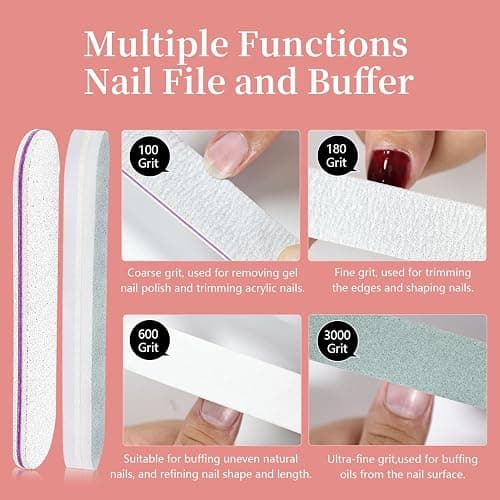 JODSONE Gel Nail Remover No Need Soaking or Wrapping for Quick And Easy Removal At Home with Cuticle Pusher and Nail File thumbnail 9