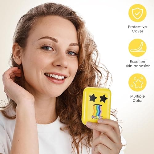 AUSLKA Star Pimple Patches - 150 Count - Hydrocolloid Pimple Patches,Cute Star Shape, 6 Colors,Spot Stickers For Face And Skin,Temporary Mirror thumbnail 3