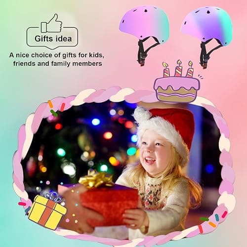 Kids Bike Helmet for 2-3-5-8-14 Ages Girls,Boys,Toddler,Kids and Youth, Ventilation and Impact Resistance Toddler Bike Helmet for Multi-Sport Bicycle Scooter Inline Roller Skate and Skateboarding thumbnail 6