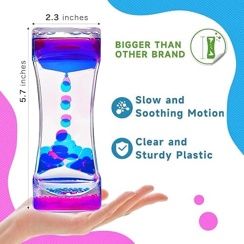 YUE MOTION Liquid Motion Bubbler - Stocking Stuffers for Kids - Sensory Fidget Desk Toy for Kids & Adults - Calming Visual Bubbler Toys for Classroom, Desk Decor, Stocking Stuffers thumbnail 2