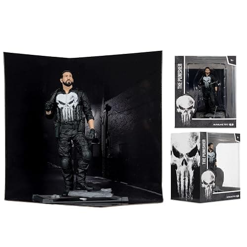 McFarlane Marvel Studios The Punisher 1:10th Scale Collectible Toys thumbnail 6