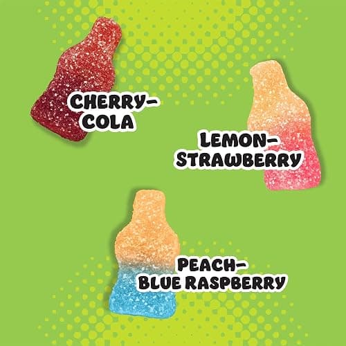 Haribo Sour Sodas Gummy Candy, 4.5 oz (Pack of 12) - Soft & Chewy Gummi Sweet Treats in Assorted Tangy Fruity Fusion Flavors, No Artificial Colors thumbnail 3