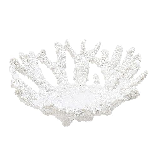 Abbott Collection Coral Bowl, White (Small) - Small Shallow Coral Bowl thumbnail 2