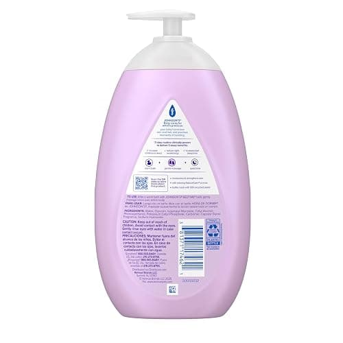 Johnson's Baby Bedtime Lotion, Soothing NaturalCalm Aromas, Gentle Nighttime Baby Lotion, Helps Relax & Soothe, Hydrating, No added Parabens & Dyes, 27.1 fl. oz thumbnail 8