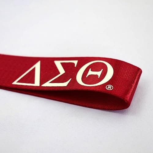 Sorority Shop Delta Sigma Theta Keychain - Hands-Free Wristlet Lanyard Keychain with Sorority Name, 9" Durable Polyester Strap with Alloy Hardware, Holder for Keys, Wallet, Accessories thumbnail 4