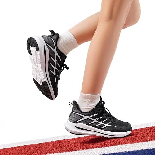 DREAM PAIRS Boys Girls Shoes Kids Tennis Athletic Running Footwear Lace Up Walking DuraPlay Breathable Lightweight Sneakers for Little/Big Kid thumbnail 2