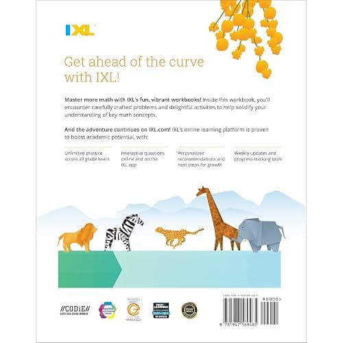 The IXL Ultimate 1st Grade Math Workbook, Activity Book for Kids Ages 6-7 Covering Addition, Subtraction, Place Value, Geometry, Counting Money, ... and More Mathematics (IXL Ultimate Workbooks) thumbnail 2