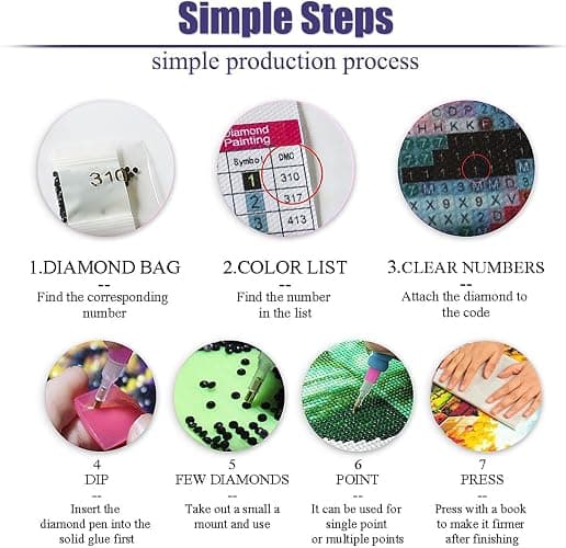 CreateJoy 12 Pack 5D Diamond Art Kits for Adults - Beach Diamond Art DIY Paint with Round Full Drill Diamond dots for Beginners, Gem Paintings for 12X16 Inch Home Wall Decor thumbnail 6