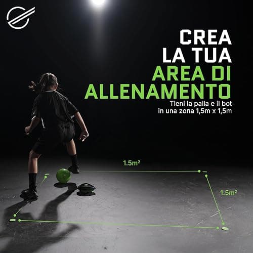 Smart Ball - SoccerBot, Pallone da Calcio Smart e Bot Interattivo, 3 velocità, Giochi in Casa, Pallone per Bambini e Ragazzi, Allenamento Calcio, Gioco per Bambini dai 6 Anni thumbnail 3